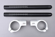 Paire de Bracelets Demi Guidons Standard Noir-Alu 55 mm BMW NINE T 2017-2019