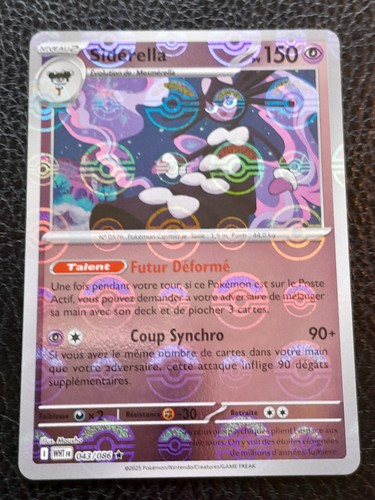 Carte pokémon sidérella - pokémon,