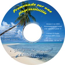 MUSIQUES DE RELAXATION ET D'AUTOHYPNOSE  "PROMENADE SUR UNE PLAGE ENSOLEILLEE"
