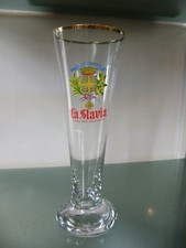 La Slavia Verre Bière flûte