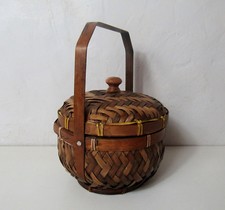 panier en rotin bambou