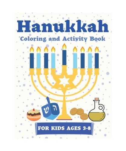 Hanukkah coloring and activity - hanukkah,