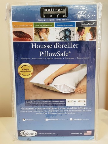 Housse oreiller anti punaise - housse, d'oreiller
