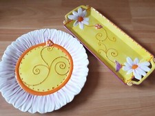 2 plat à cake assiette pizza tarte gâteau MAISONS DU MONDE neuf ! Cadeau de NOEL