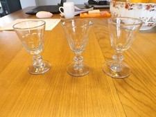 3 verres soufflés Louis