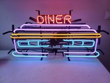 Enseigne Néon Vintage USA " Dinner   "