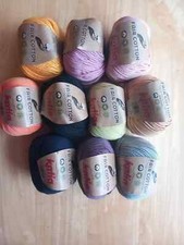 Lot De 10 Pelotes 100 % Coton Bio Et Équitable Fair Cotton De KATIA  Crochet