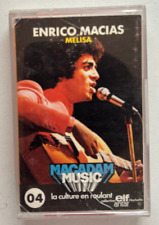 Enrico Macias Melisa Macadam Music N°04 K7 Cassette Audio