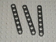 3 x LEGO TECHNIC Black beam