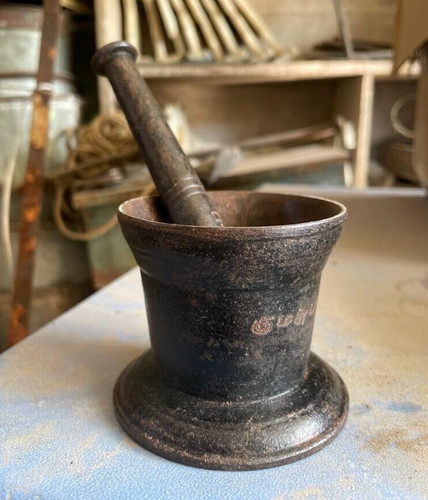 Ancien rare mortier pilon - rare, et