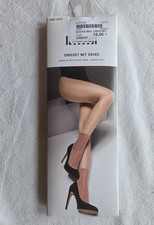 Mi-bas rose en crochet taille