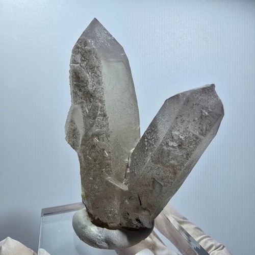 Quartz fumé squelette - , jumeau