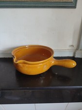 Poêlon poterie en terre cuite
