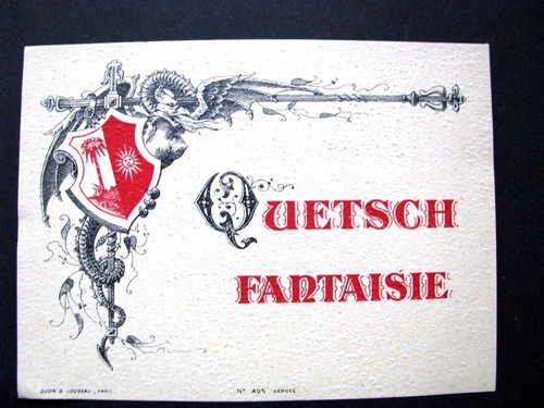 Etiquette eau vie quetsch - eau, de
