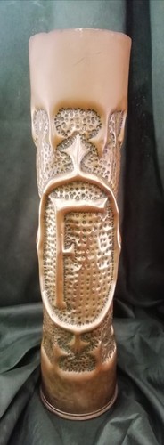 Vase douille obus ww1 - vase,