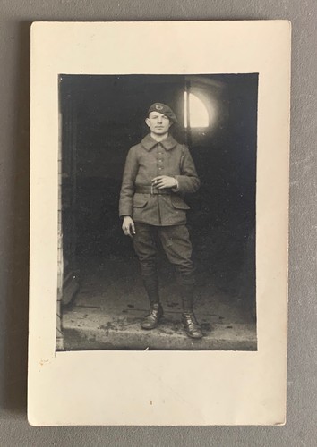 Carte photo homme militaire - carte,