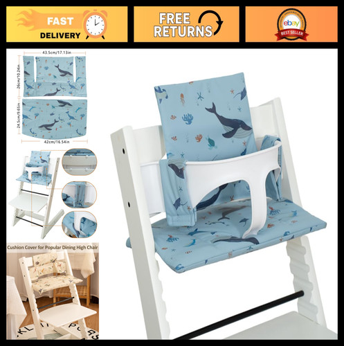 Soft highchair cushion set for - highchair,