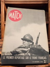 Ancien magazine Paris Match 1940 vintage rétro journal presse collection