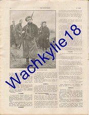 Les annales n°1645 03/01/1915 Plus jeune soldat Zouave Hansi Monténégro Soissons