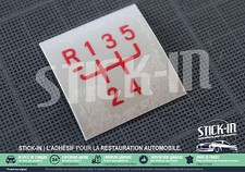 Autocollant Stickers Pommeau 5 GT turbo GTT R5 gearknob shiftgear