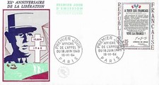 FRANCE 1964 - YT 1408 - Affiche de l'Appel du 18 juin 1940 - 18.06.1964