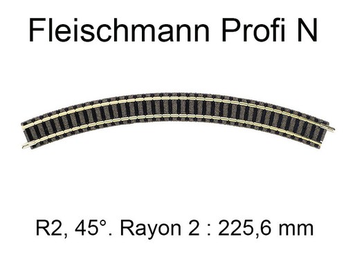 Fleischmann rail courbe - fleischmann, r2