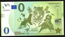 billet Memo euro Zoo parc de Beauval 2018 n° 90