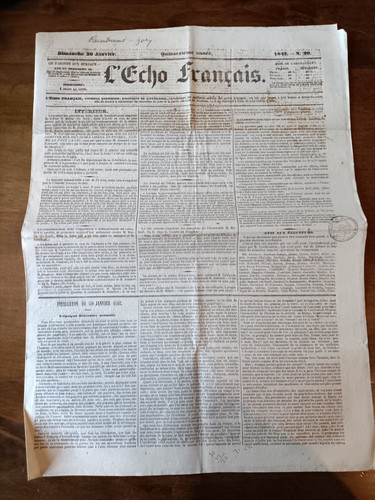 Vieux journal l - -, l'echo