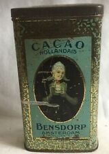 Ancienne Boîte Cacao Hollandais Bensdorp 1 kg