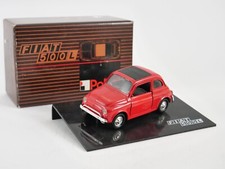Polistil FIAT 500L rosso 1968 jamais joué 1/25 en boite avec son livret