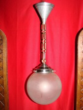 Ancien plafonnier Lustre boule