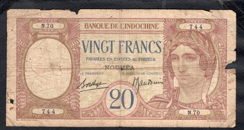 Nouvelle calédonie francs - nouvelle,