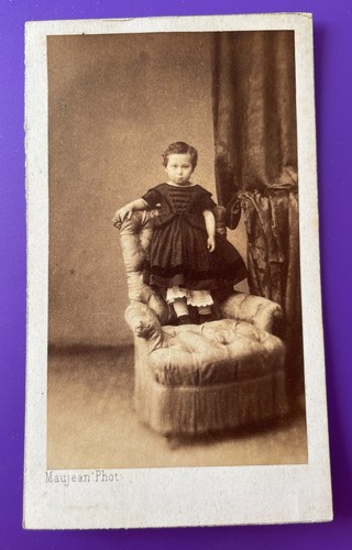 Photo cdv cca 1860 maujean - photo,