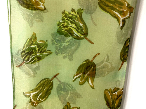 Très joli foulard vert - foulard,