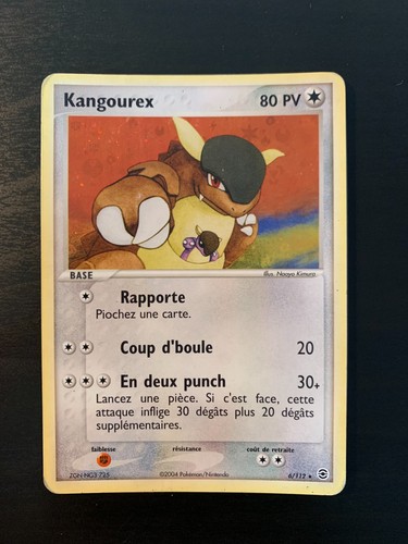 Carte pokémon kangourex - carte,