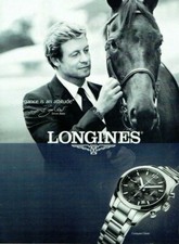 Publicité Advertising  820 2014  montre Longines Conquest classic & Simon Baker