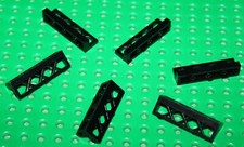 6 Barrières Lego Black Fence