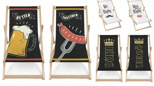 Chaises longues en bois - chaises,