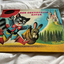 Livre Pop Up 3D Relief Kubasta Le Chat Botte