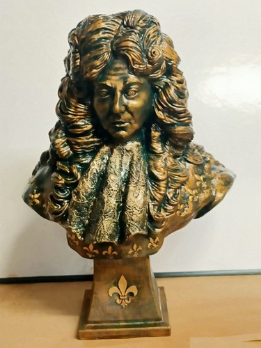 Grand buste roi louis xiv - buste,