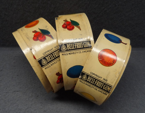 Lot bell fruit gum - bell-fruit-gum, mills