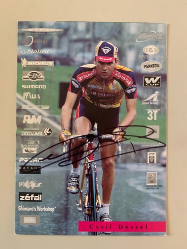 Carte photo cyclisme jean - photo,