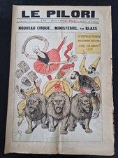 Journal Le Pilori n°205 du 23 mars 1890 revue satirique caricature Blass