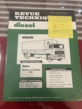 Revue Technique Volvo F 10 Moteur Td 100 B 9.6 PL Porteur  Tracteur F10