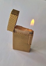 Briquet Dupont en plaqué Or