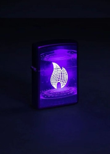 Zippo black light ufo - black,
