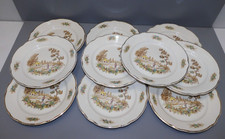 -10 ASSIETTES à DESSERT CERAMIQUE DIGOIN/SARREGUEMINES VIEUX MARSEILLE   D