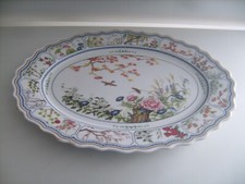 Superbe grand plat japonais "Fine porcelain The Franklin Mint" 41,5 cm X 32,5 cm