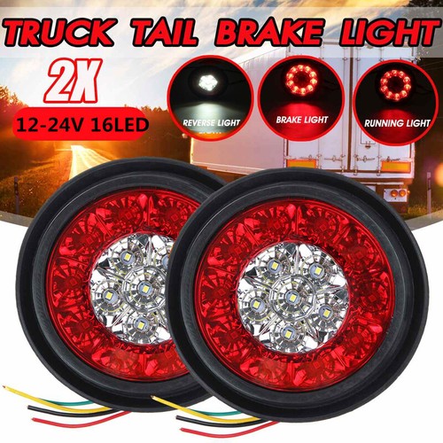 2pcs feux arrière led rond - 2pcs,