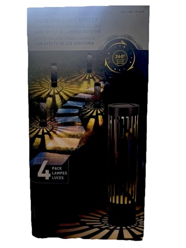 Solar pathway lights rotating - solar,